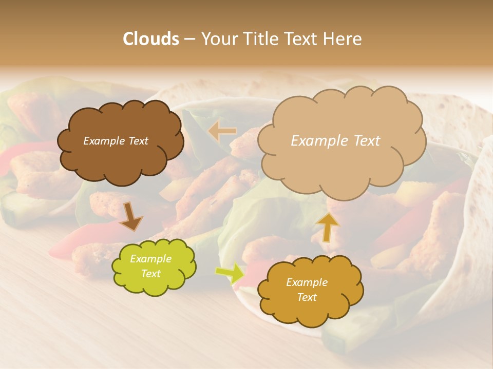Barbecue Horizontal Vegetables PowerPoint Template