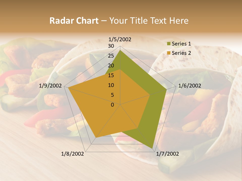 Barbecue Horizontal Vegetables PowerPoint Template