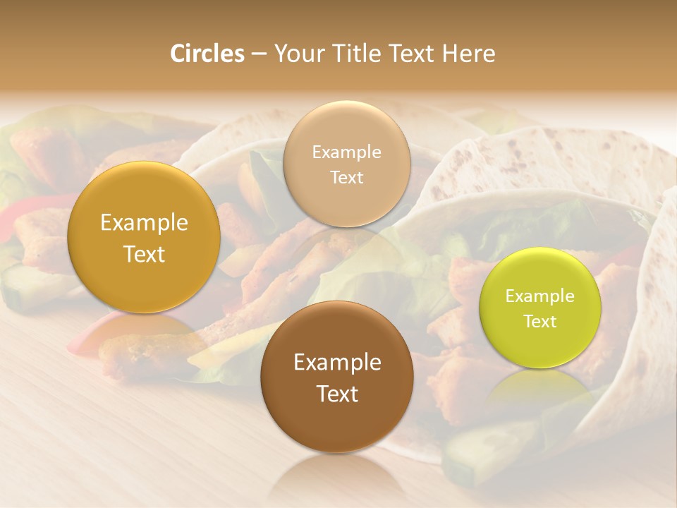 Barbecue Horizontal Vegetables PowerPoint Template