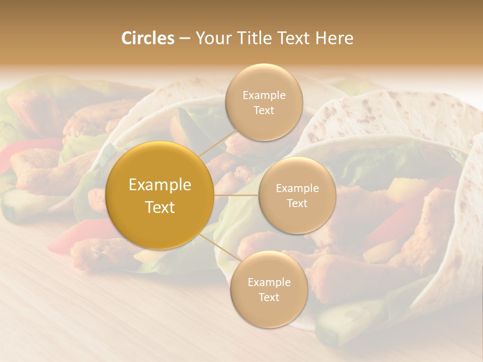 Barbecue Horizontal Vegetables PowerPoint Template
