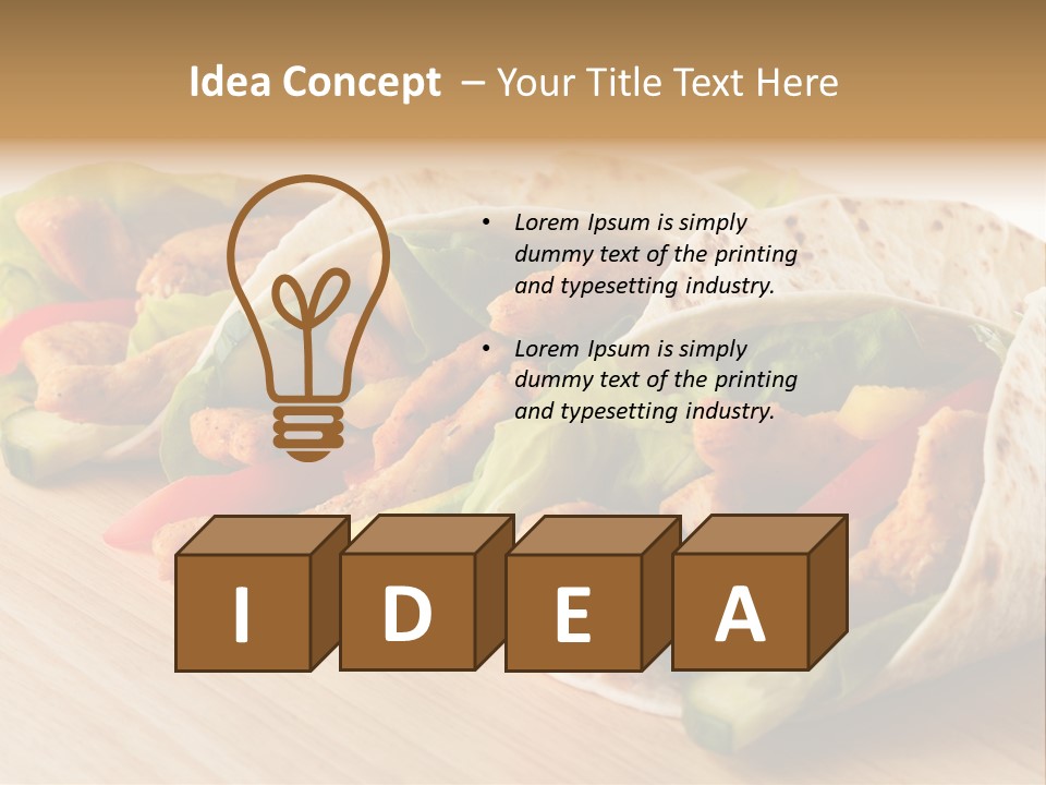 Barbecue Horizontal Vegetables PowerPoint Template