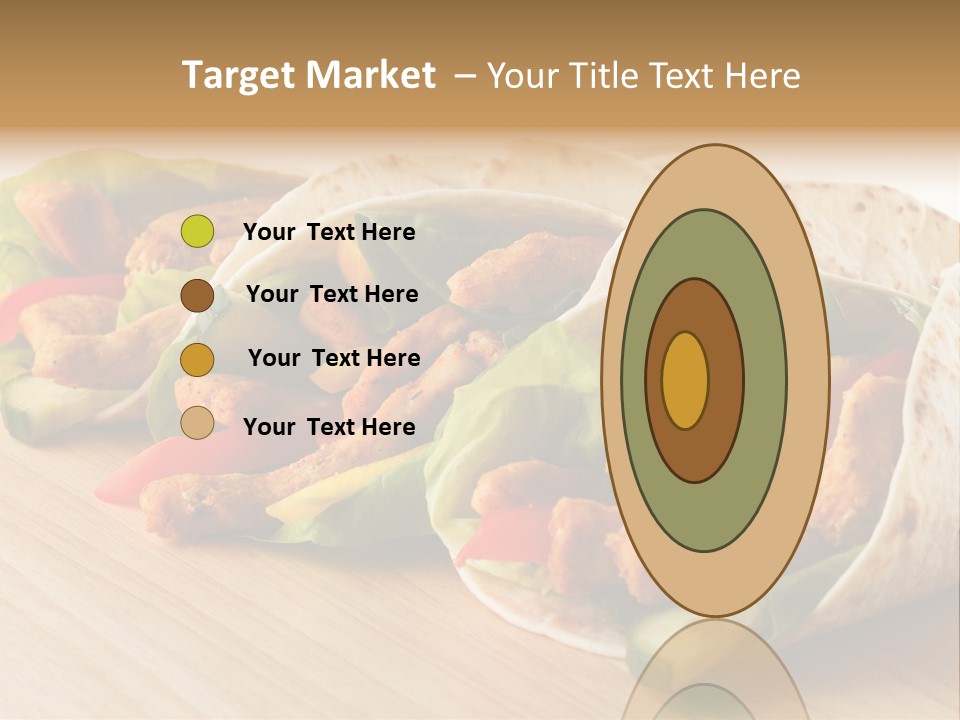 Barbecue Horizontal Vegetables PowerPoint Template