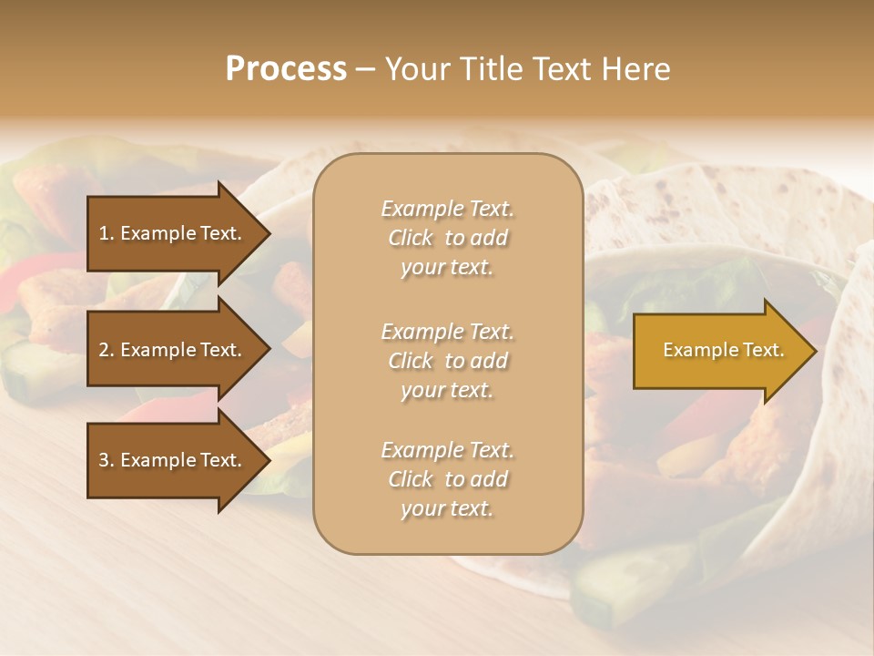 Barbecue Horizontal Vegetables PowerPoint Template