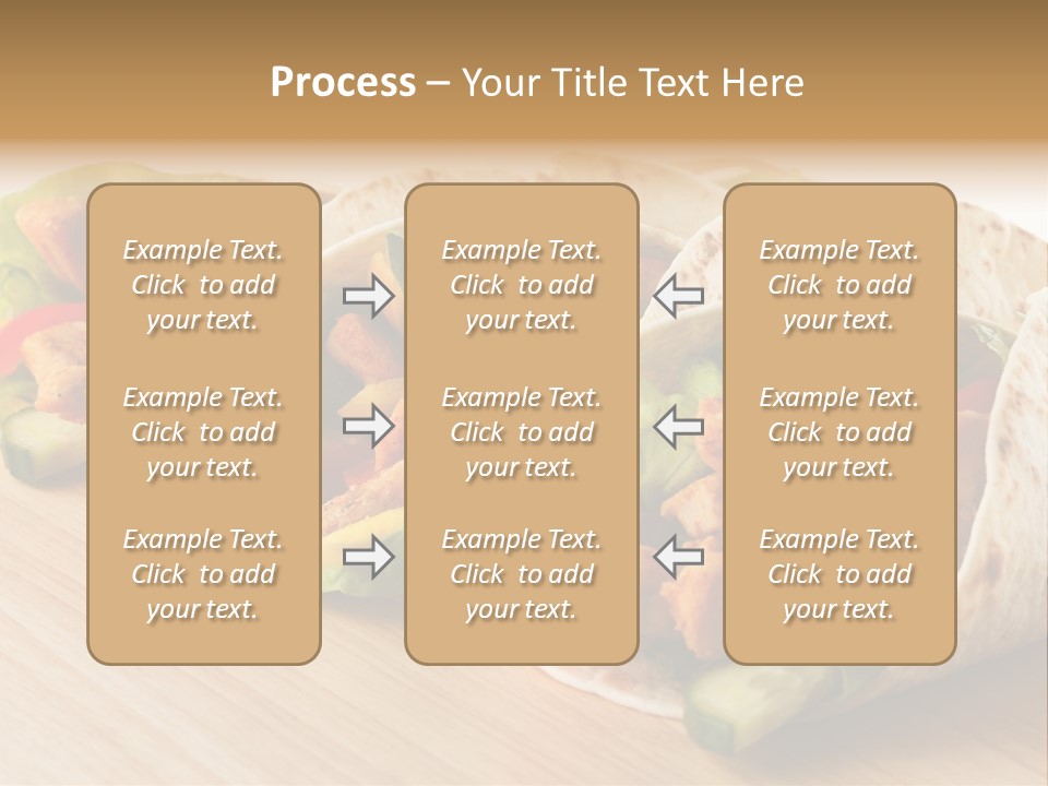 Barbecue Horizontal Vegetables PowerPoint Template