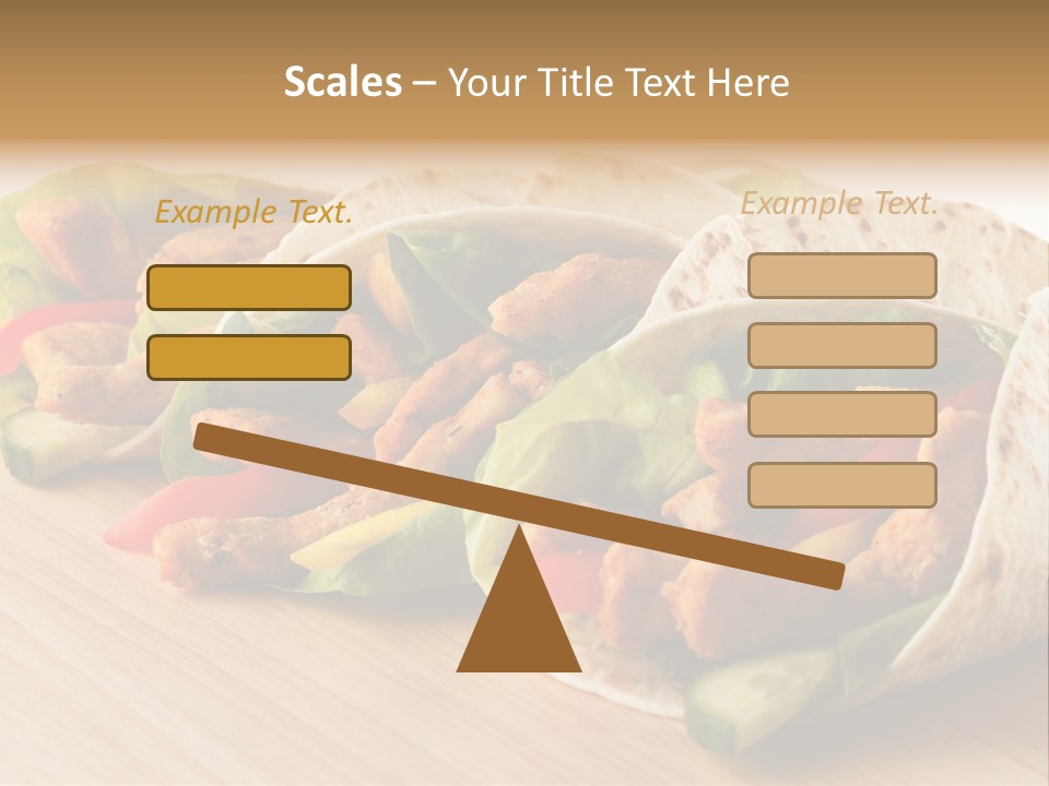Barbecue Horizontal Vegetables PowerPoint Template