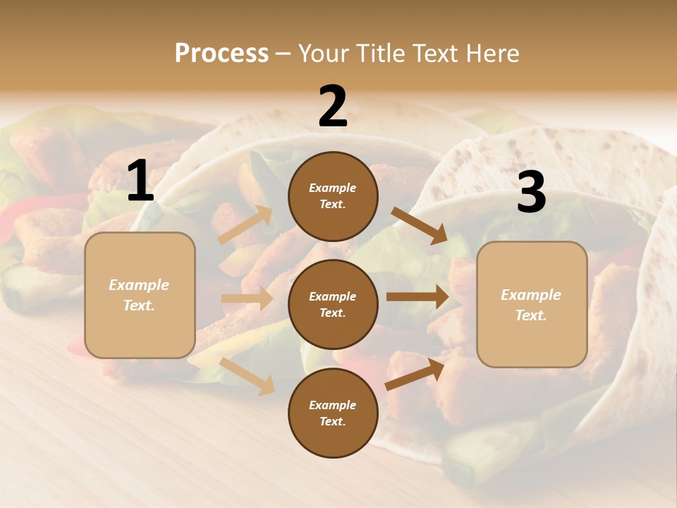Barbecue Horizontal Vegetables PowerPoint Template