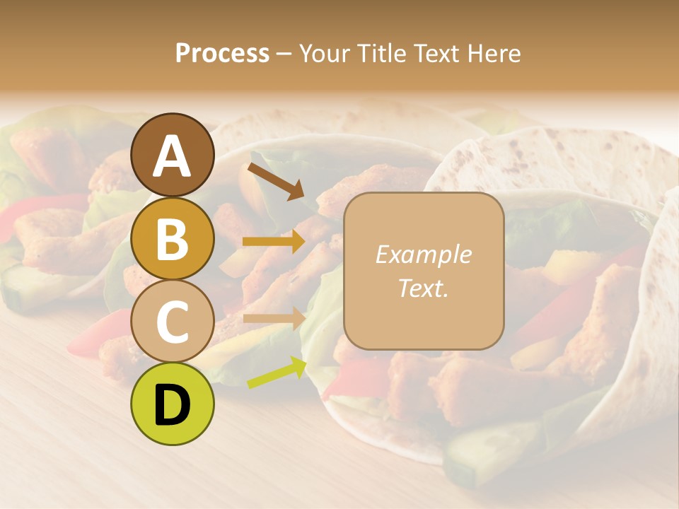 Barbecue Horizontal Vegetables PowerPoint Template