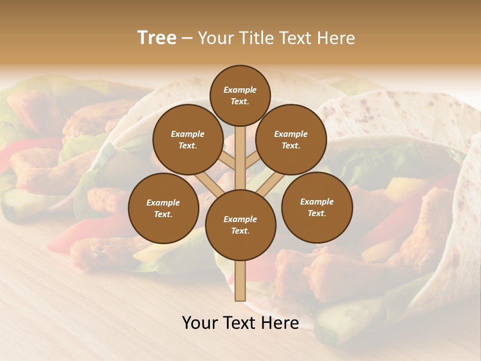 Barbecue Horizontal Vegetables PowerPoint Template