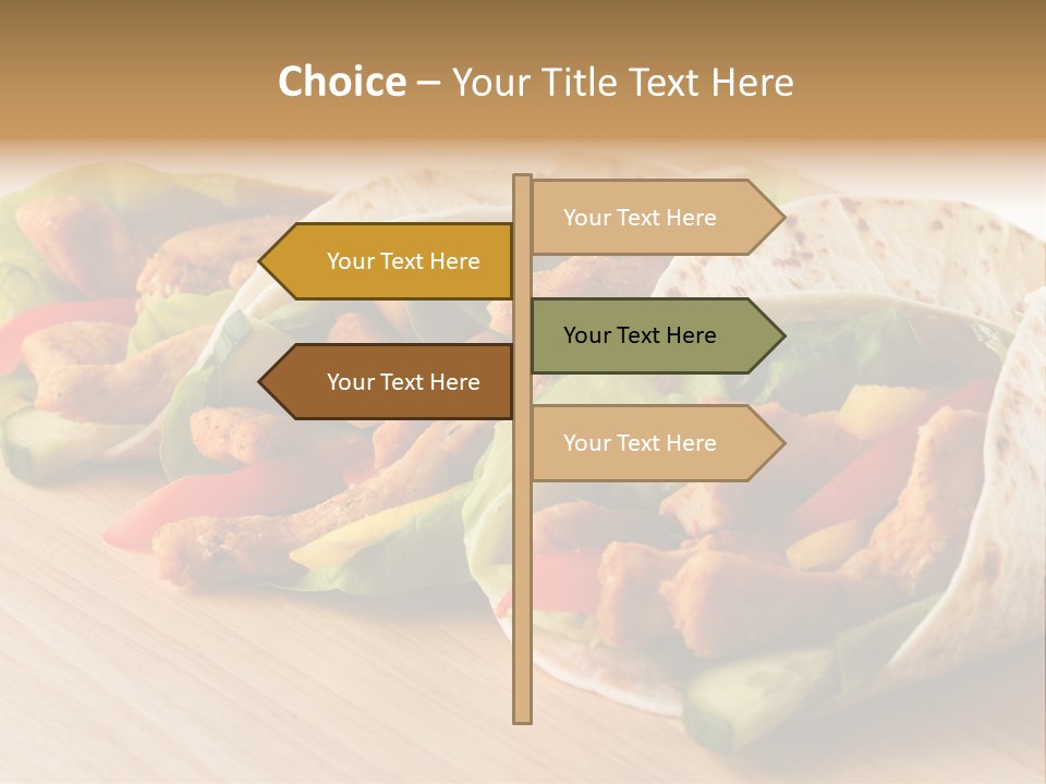 Barbecue Horizontal Vegetables PowerPoint Template