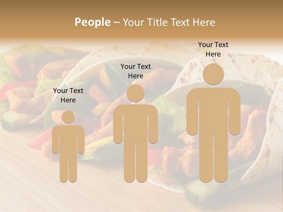 Barbecue Horizontal Vegetables PowerPoint Template