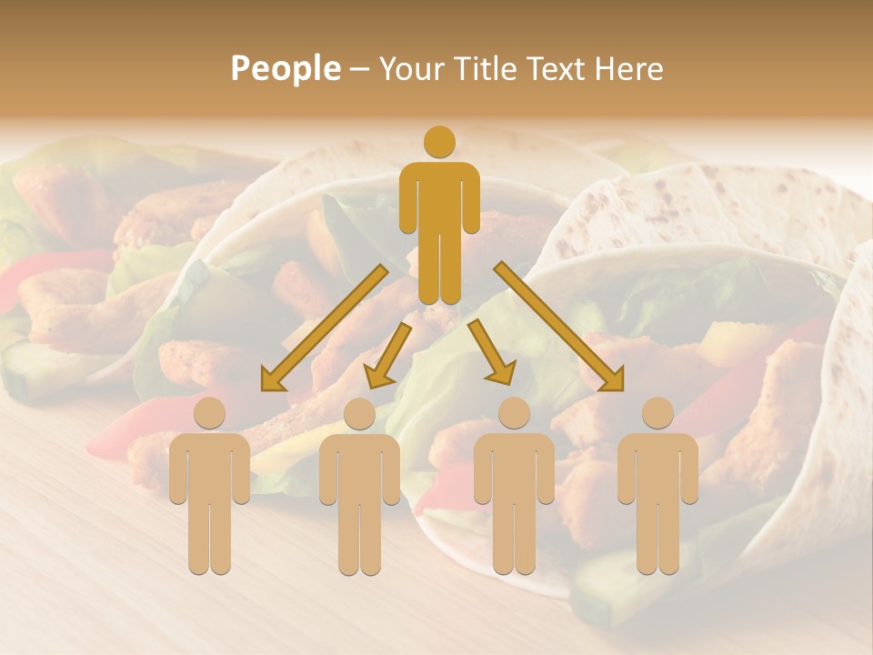 Barbecue Horizontal Vegetables PowerPoint Template