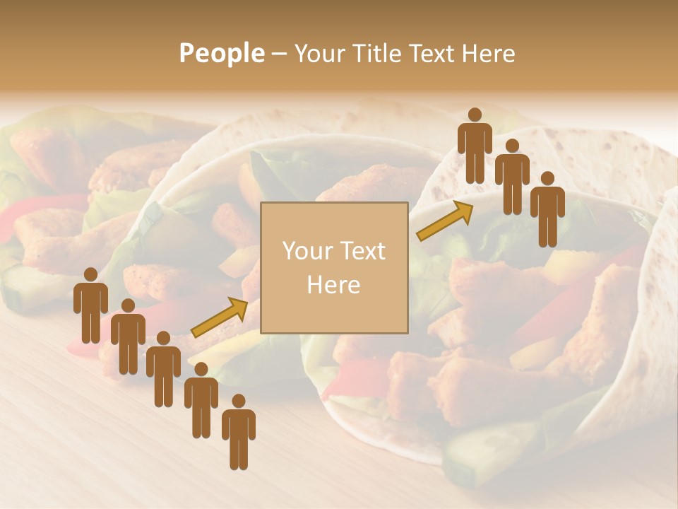 Barbecue Horizontal Vegetables PowerPoint Template