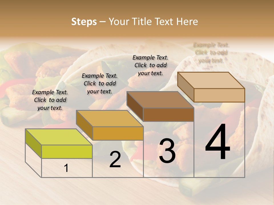 Barbecue Horizontal Vegetables PowerPoint Template