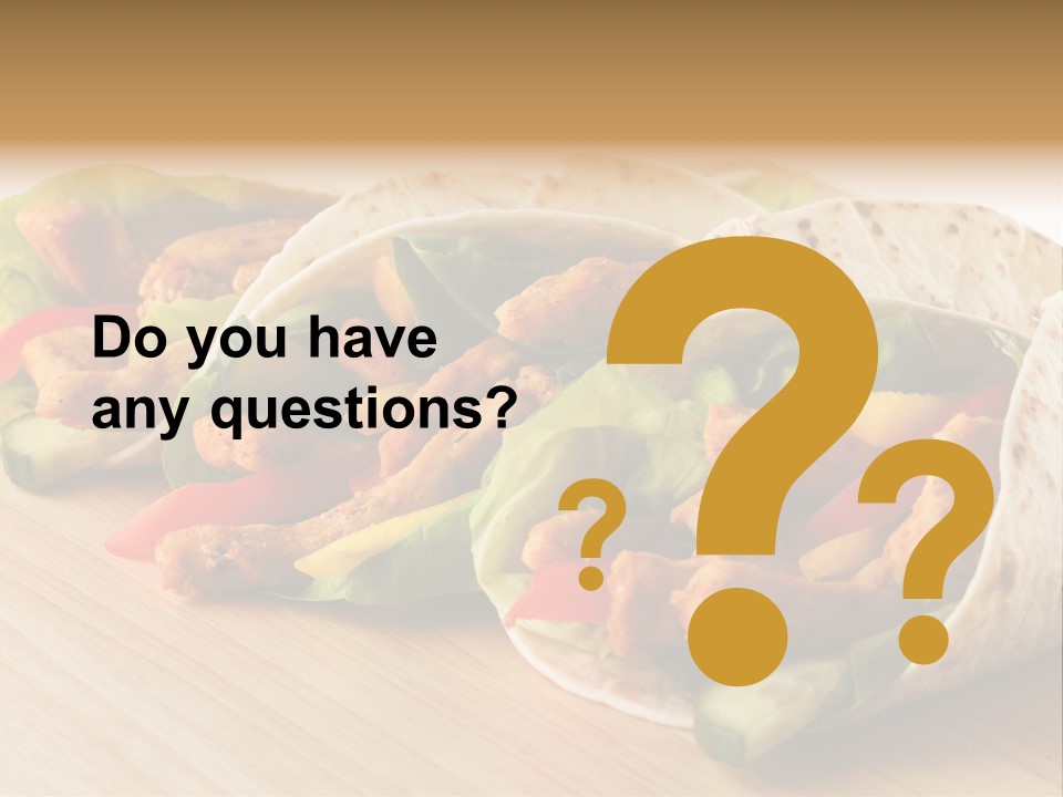 Barbecue Horizontal Vegetables PowerPoint Template