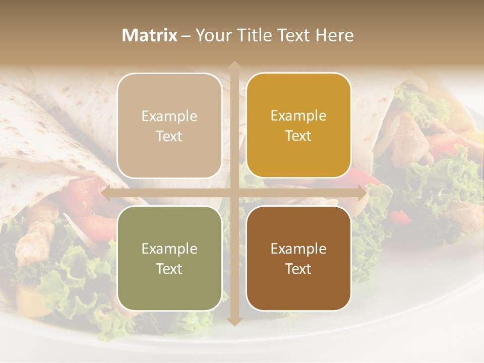 Stripes Doner Chips PowerPoint Template