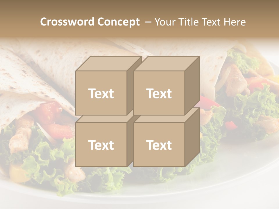 Stripes Doner Chips PowerPoint Template