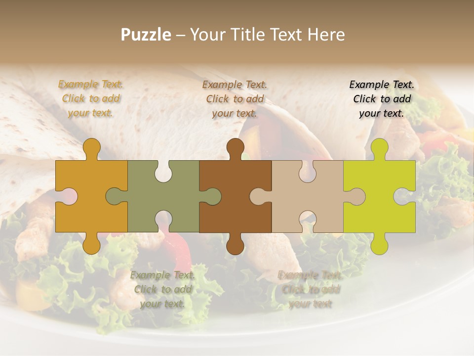 Stripes Doner Chips PowerPoint Template