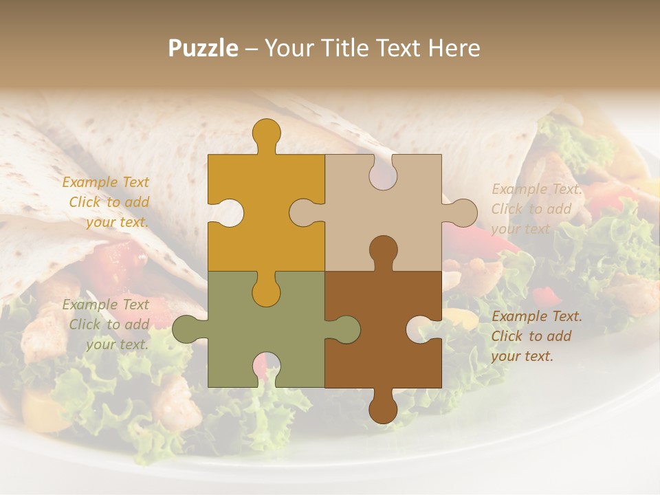 Stripes Doner Chips PowerPoint Template