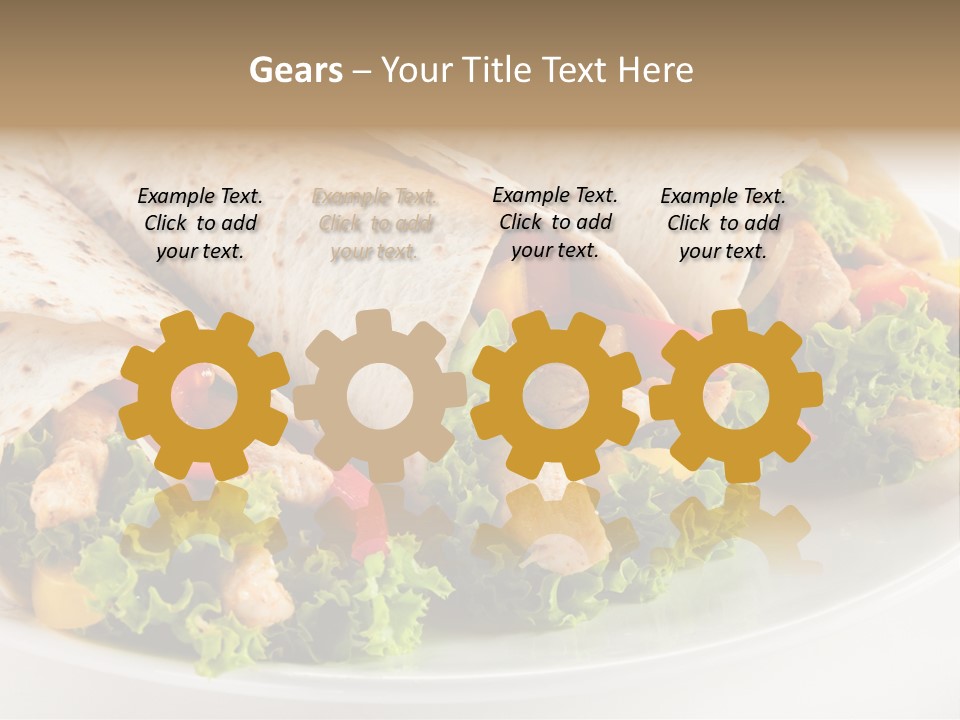 Stripes Doner Chips PowerPoint Template