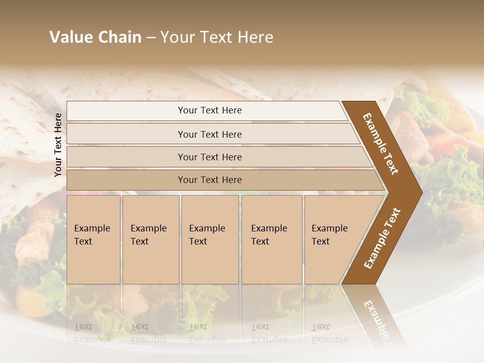 Stripes Doner Chips PowerPoint Template