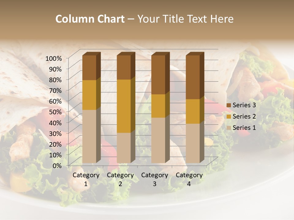 Stripes Doner Chips PowerPoint Template