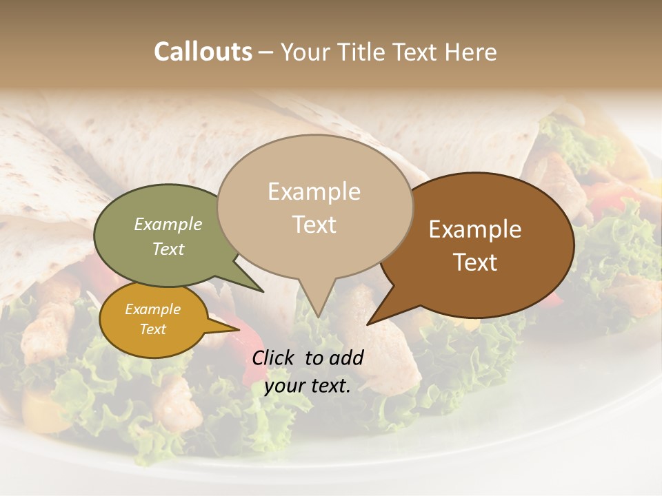 Stripes Doner Chips PowerPoint Template