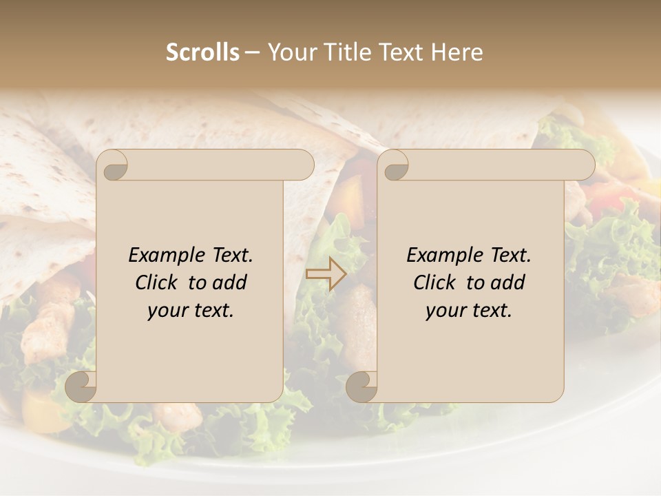 Stripes Doner Chips PowerPoint Template