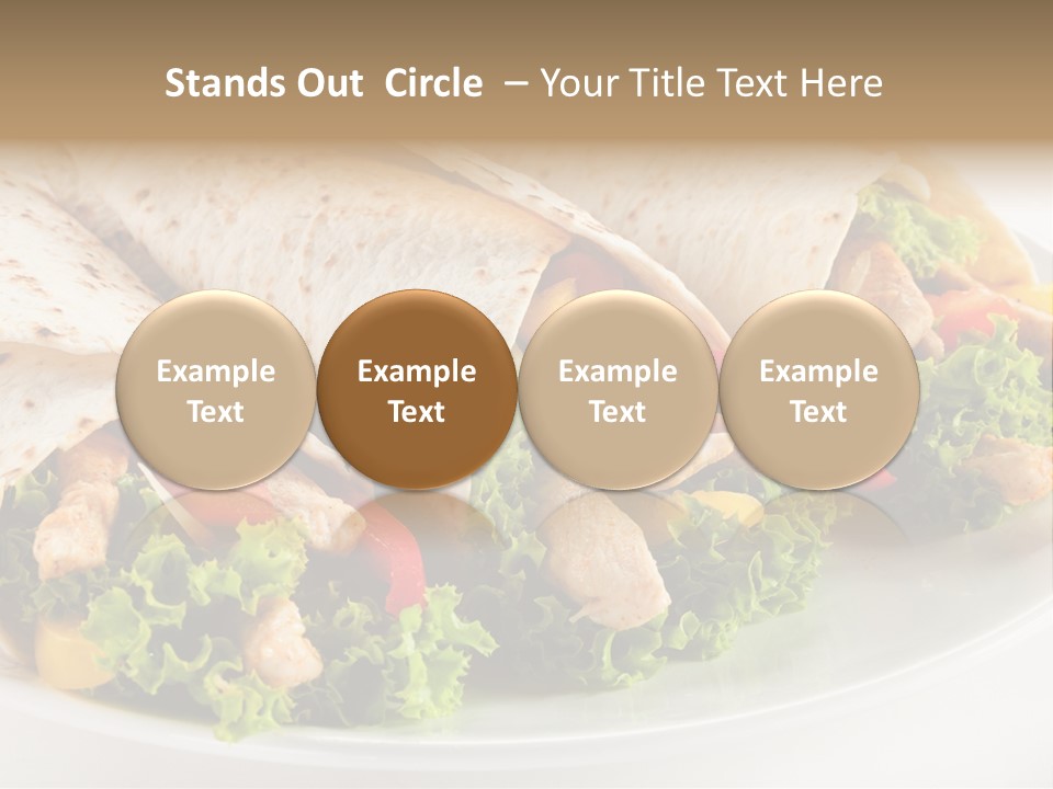 Stripes Doner Chips PowerPoint Template