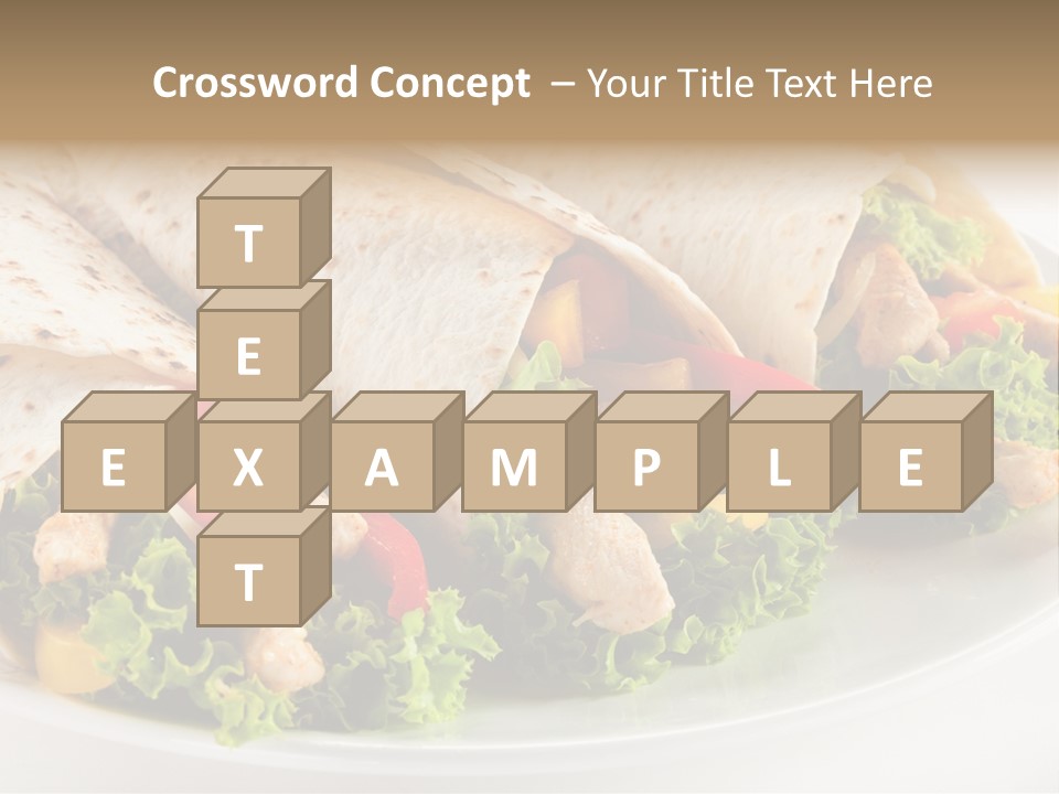 Stripes Doner Chips PowerPoint Template