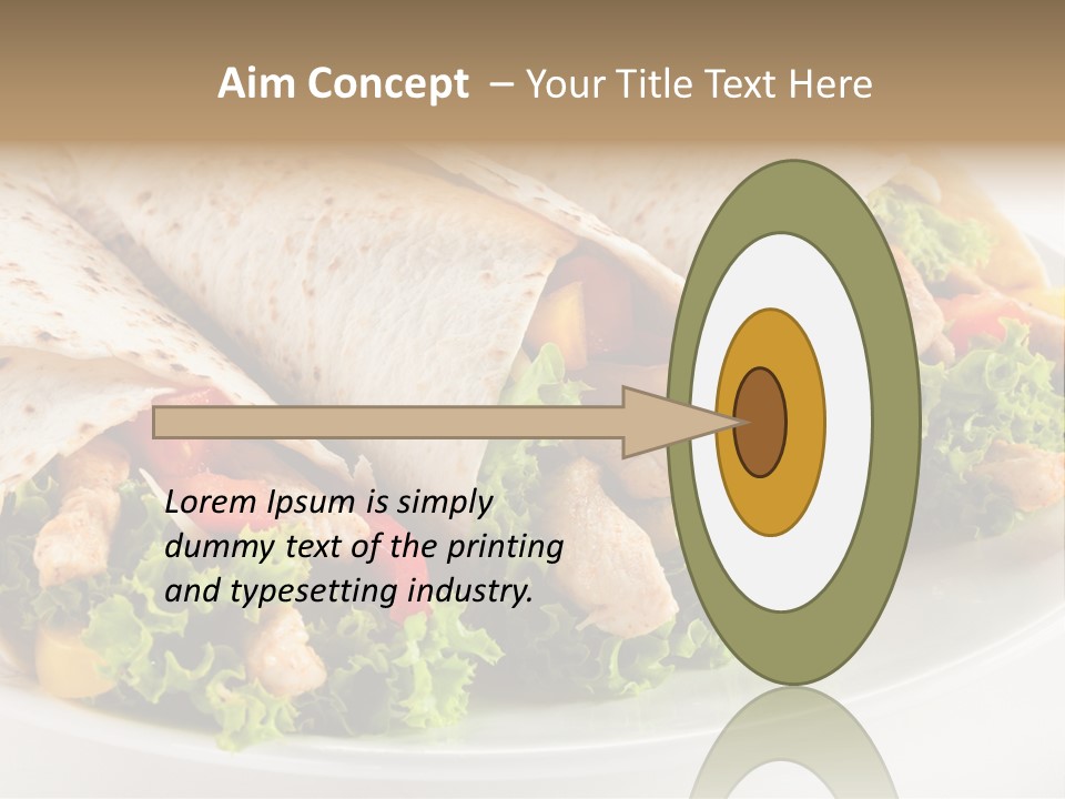 Stripes Doner Chips PowerPoint Template