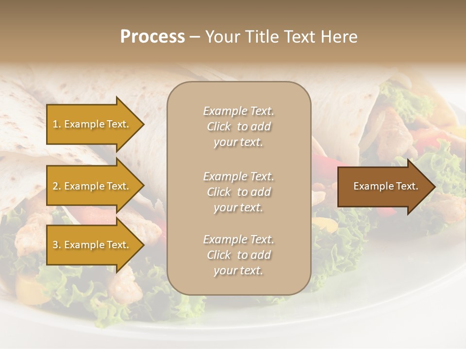 Stripes Doner Chips PowerPoint Template