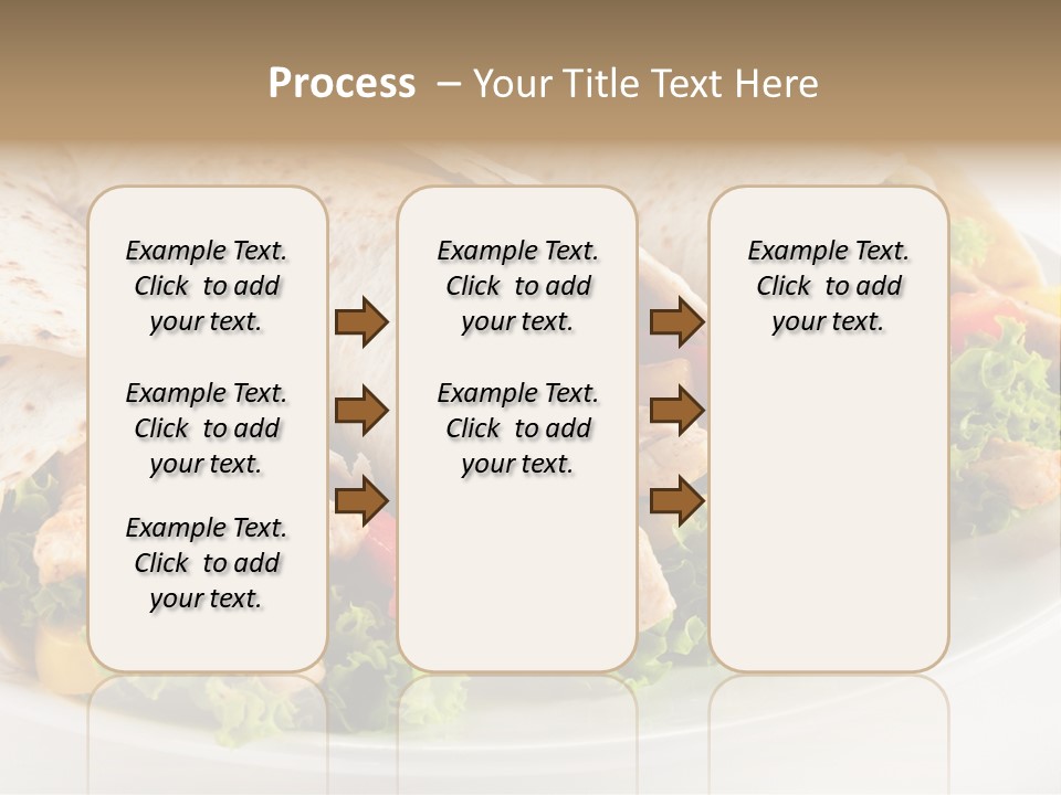 Stripes Doner Chips PowerPoint Template