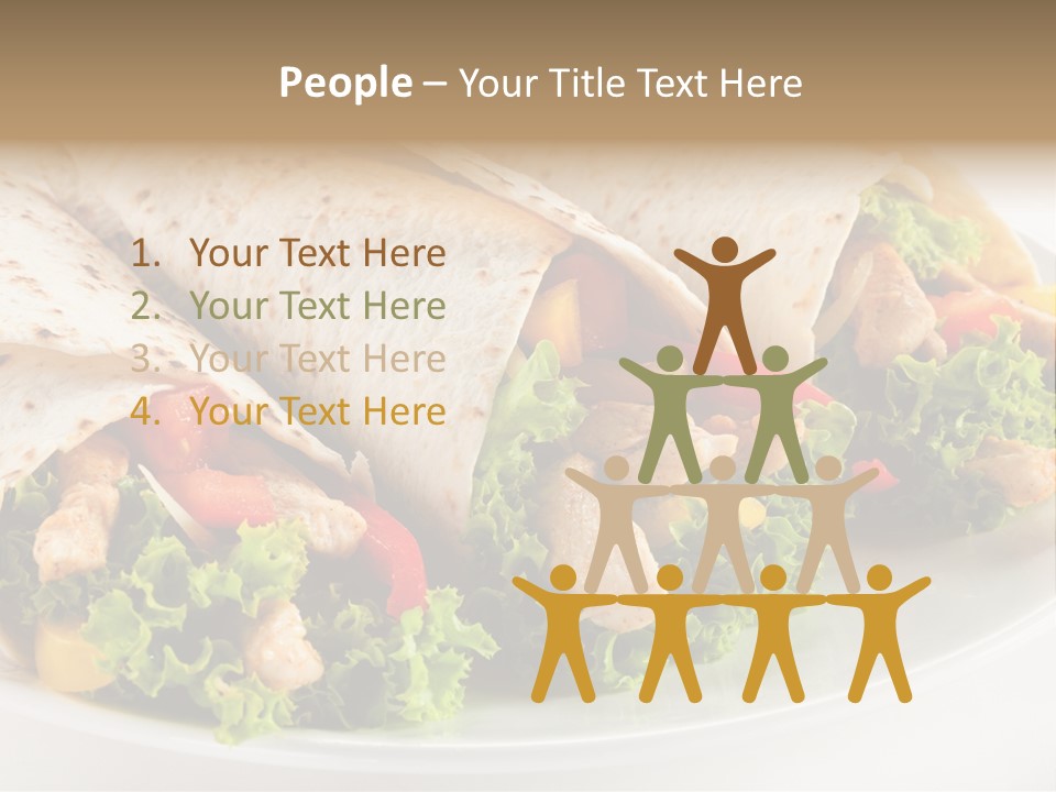 Stripes Doner Chips PowerPoint Template