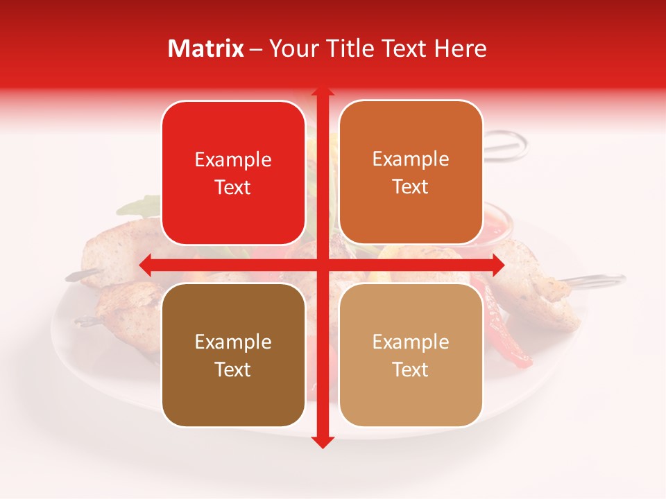 Roasted Closeup Lunch PowerPoint Template