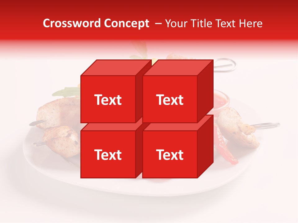 Roasted Closeup Lunch PowerPoint Template