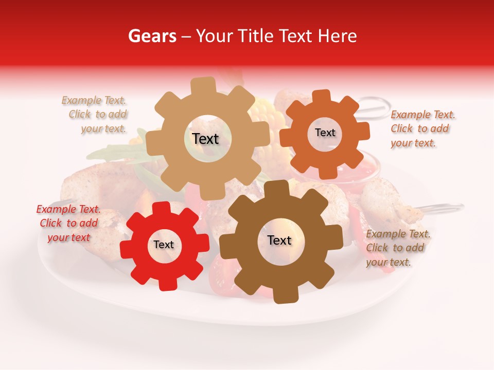 Roasted Closeup Lunch PowerPoint Template