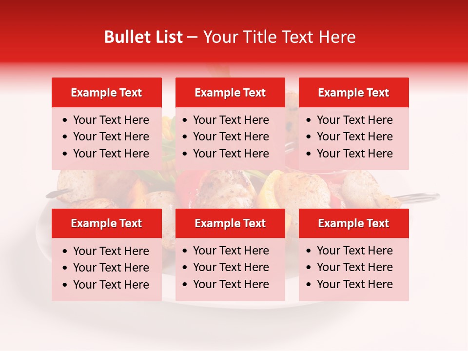 Roasted Closeup Lunch PowerPoint Template