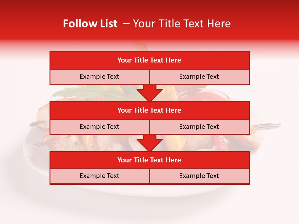 Roasted Closeup Lunch PowerPoint Template