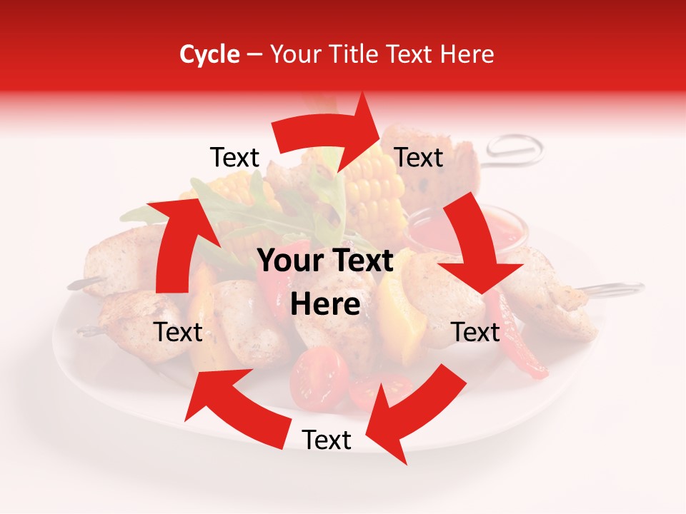 Roasted Closeup Lunch PowerPoint Template
