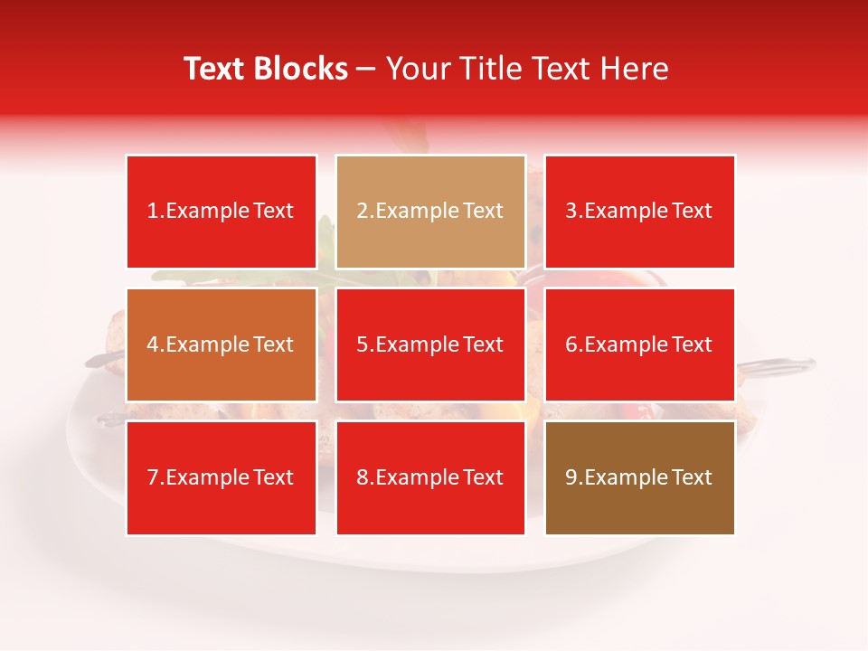 Roasted Closeup Lunch PowerPoint Template