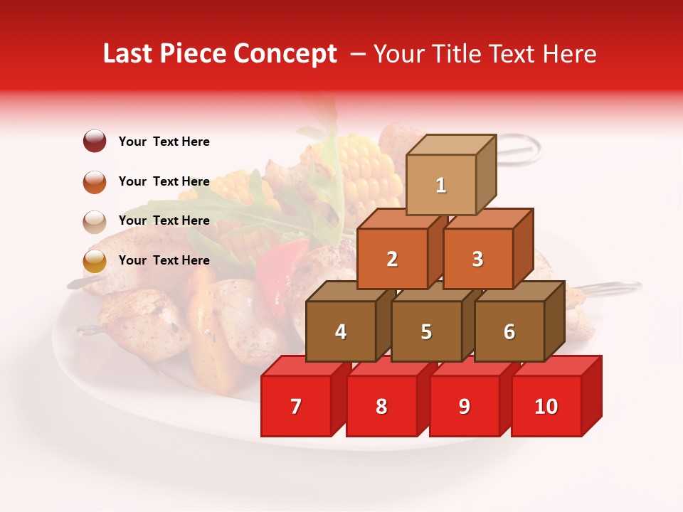 Roasted Closeup Lunch PowerPoint Template