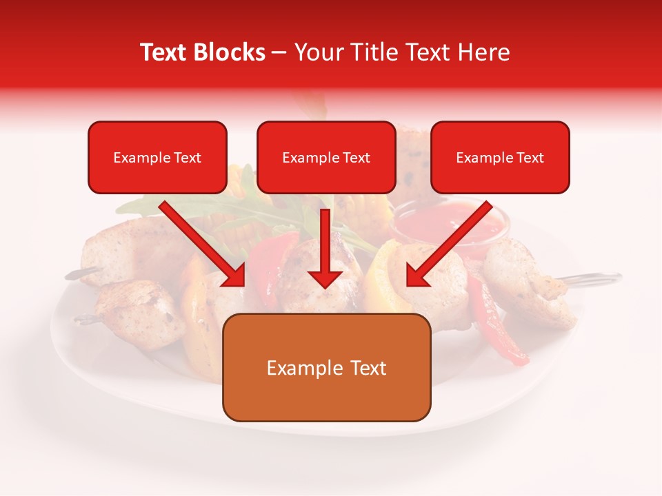 Roasted Closeup Lunch PowerPoint Template