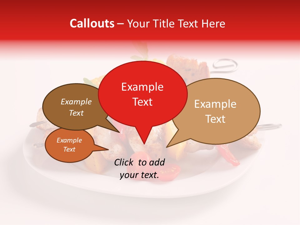 Roasted Closeup Lunch PowerPoint Template