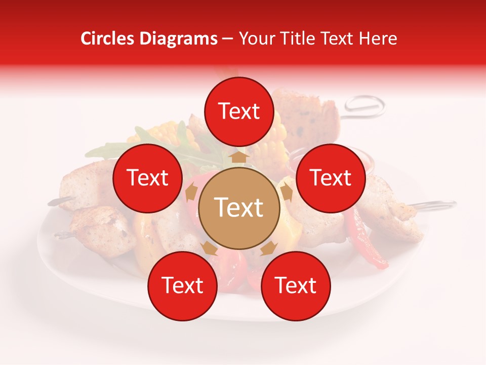 Roasted Closeup Lunch PowerPoint Template