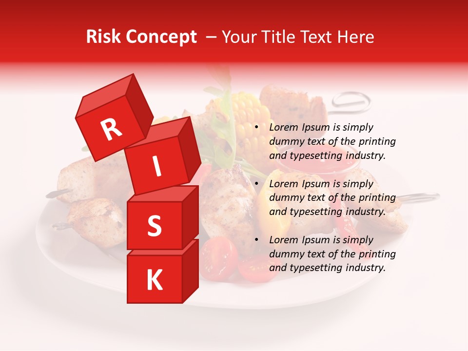 Roasted Closeup Lunch PowerPoint Template