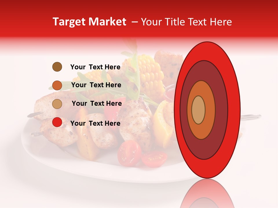 Roasted Closeup Lunch PowerPoint Template