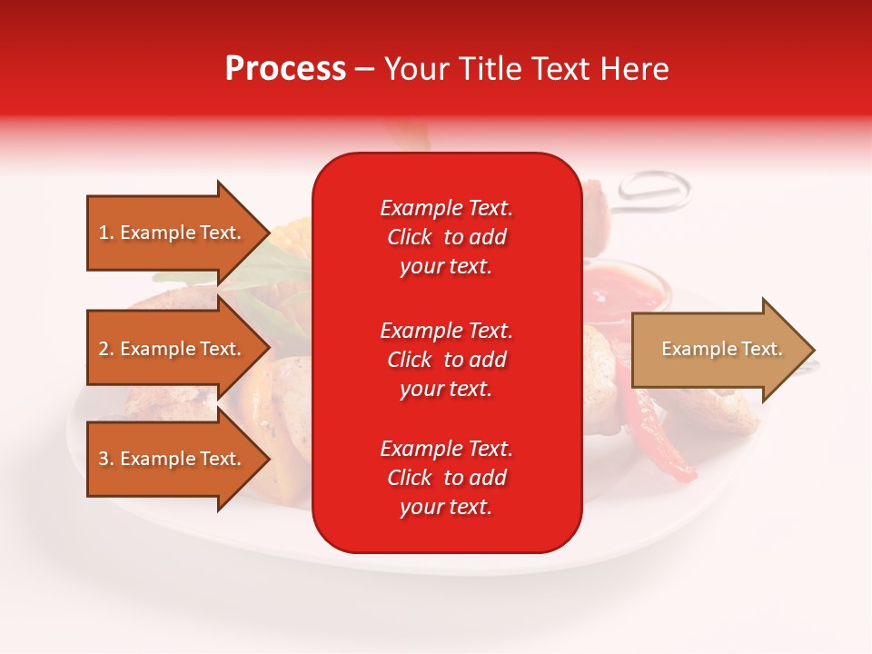 Roasted Closeup Lunch PowerPoint Template