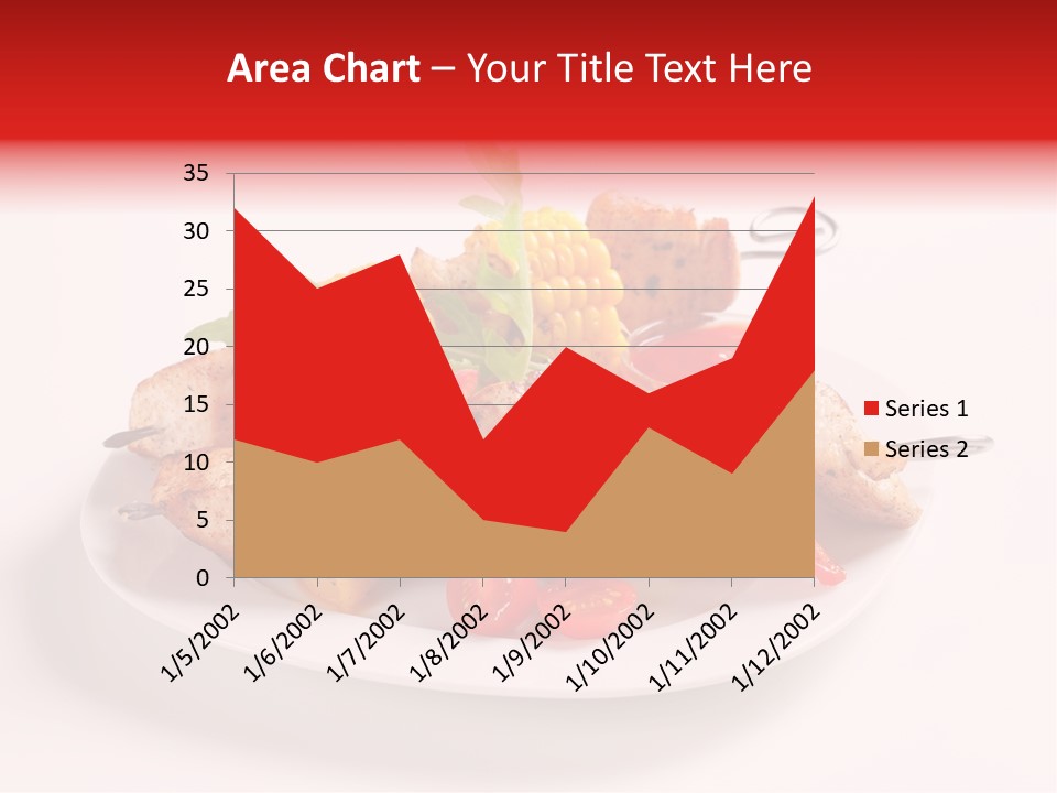 Roasted Closeup Lunch PowerPoint Template