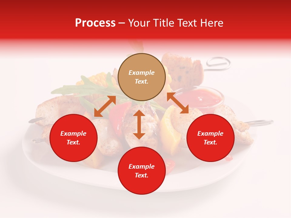 Roasted Closeup Lunch PowerPoint Template