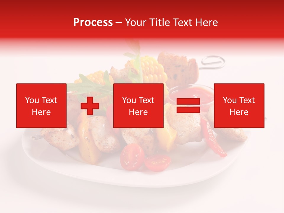 Roasted Closeup Lunch PowerPoint Template